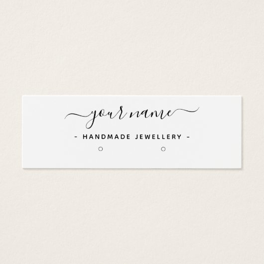 シンプルイヤリングミニディスプレイカード (正面)