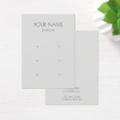 シンプルイヤリング表示カード (デスク)