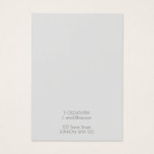 シンプルイヤリング表示カード (裏面)