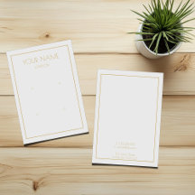 シンプルイヤリング表示カード