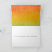 シンプルインサイドサプライズハッピーバースデー カード (内部)