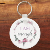 シンプルインスパイアの肯定でたくさんだ キーホルダー (正面)