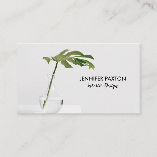 シンプルインテリアモダンデザインホームデコレータ 名刺 (正面)