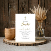 シンプルインビタスペインのシオネデバウティゾ金ゴールド 招待状