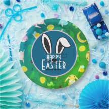 シンプルイースターバニー可愛いスタイリッシュ家族