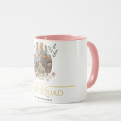 シンプルイースター家族イースター卵狩り写真 マグカップ (正面右)