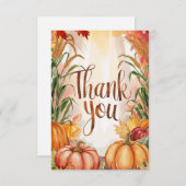 シンプルウィズ秋秋 サンキューカード (正面/裏面)
