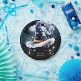 シンプルウィムシーカスタムウィザード誕生日 ペーパープレート