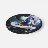 シンプルウィムシーカスタムウィザード誕生日 ペーパープレート (アングル)