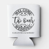 シンプルウェルカムウェディング 缶クーラー (裏面)