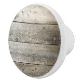 シンプルウエスタンカントリーファームハウスグレーバーンウッド セラミックノブ (右)