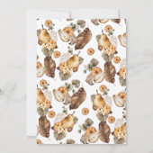 シンプルウォーターカラーカボンプキンサンクスディナー 招待状 (裏面)