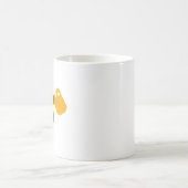 シンプルウォーターベアラーマグ - 静かな水瓶座の美意識 コーヒーマグカップ (中央)