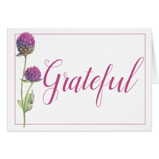 シンプルウオーターカラーアマランスシスルフラワー結婚ズ (正面横)