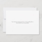 シンプルウッドランドユーカリプトゥスグリーンリーサンキューカード サンキューカード (裏面)