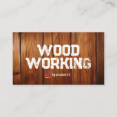 シンプルウッドワーキングプロフェッショナルソーミルハンディメン 名刺 (裏面)