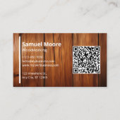 シンプルウッドワーキングプロフェッショナルソーミルハンディメン 名刺 (正面)