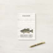 シンプルウッド素朴自然フィッシャーマンカスタムベース ポストイット (デスク上)