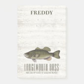 シンプルウッド素朴自然フィッシャーマンカスタムベース ポストイット (正面)