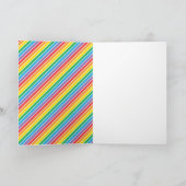 シンプルエルモ1歳の誕生日 カード (内部)