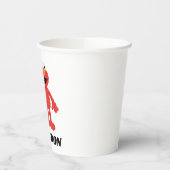 シンプルエルモ1歳の誕生日 紙コップ (左)