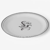 シンプルエレガンスディナープレート ペーパープレート (アングル)