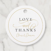 シンプルエレガンスロマン感謝していクロ結婚ブ フェイバータグ (正面)