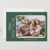 シンプルエレガンス新年写真 シーズンカード (正面)