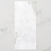 シンプルエレガンス結婚のメニュー メニュー (裏面)