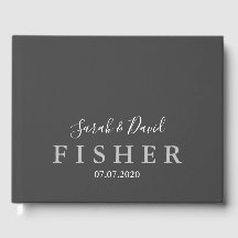 シンプルエレガンス結婚ゲストブック