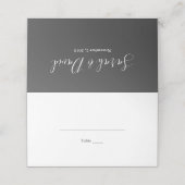 シンプルエレガンス結婚座席表 プレイスカード (外部開封)