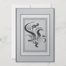 シンプルエレガンス結婚式招待状