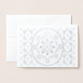 シンプルエレガンス 箔カード (封筒付き正面)