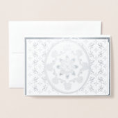 シンプルエレガンス 箔カード (封筒付き正面)