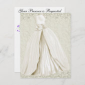 シンプルエレガンス – SRF 招待状 (正面/裏面)