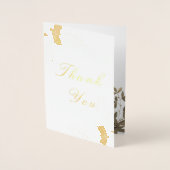 シンプルエレガントありが結婚実在 箔カード (正面)