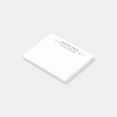 シンプルエレガントで魅力的なミニマリスト ポストイット (アングル)