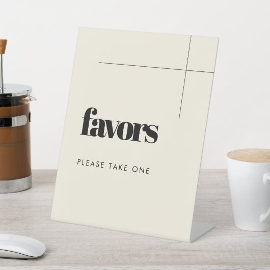 シンプルエレガントとシック結婚式の引き出物 台座サイン (インサイチュ)