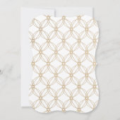 シンプルエレガントとスクリプ結婚ト 招待状 (裏面)