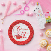 シンプルエレガントなクリスマスティーパーティー ペーパープレート (パーティー)