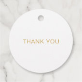 シンプルエレガントな結婚式 フェイバータグ (裏面)