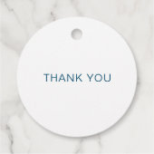 シンプルエレガントな結婚式 フェイバータグ (裏面)