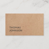 シンプルエレガントはっきりした紙コンサルタント 名刺 (正面)