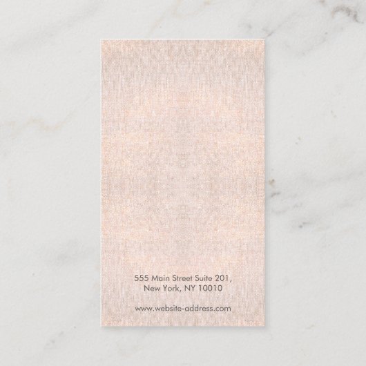 シンプルエレガントイヤリング表示ホルダー 名刺 (裏面)