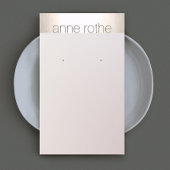 シンプルエレガントイヤリング表示ホルダー 名刺