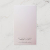 シンプルエレガントイヤリング表示ホルダー 名刺 (裏面)