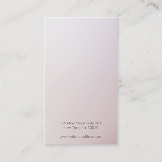 シンプルエレガントイヤリング表示ホルダー 名刺 (裏面)