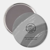 シンプルエレガントカスタムロゴはこちら社用車等級 マグネット (正面/裏面)