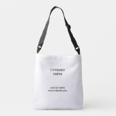 シンプルエレガントカスタムロゴ クロスボディバッグ (裏面)