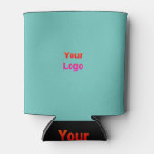 シンプルエレガントカスタムロゴ 缶クーラー (正面)